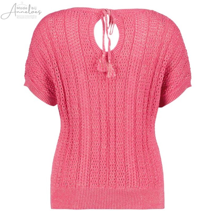 Z Red Button Truitje Jerry lurex Raspberry